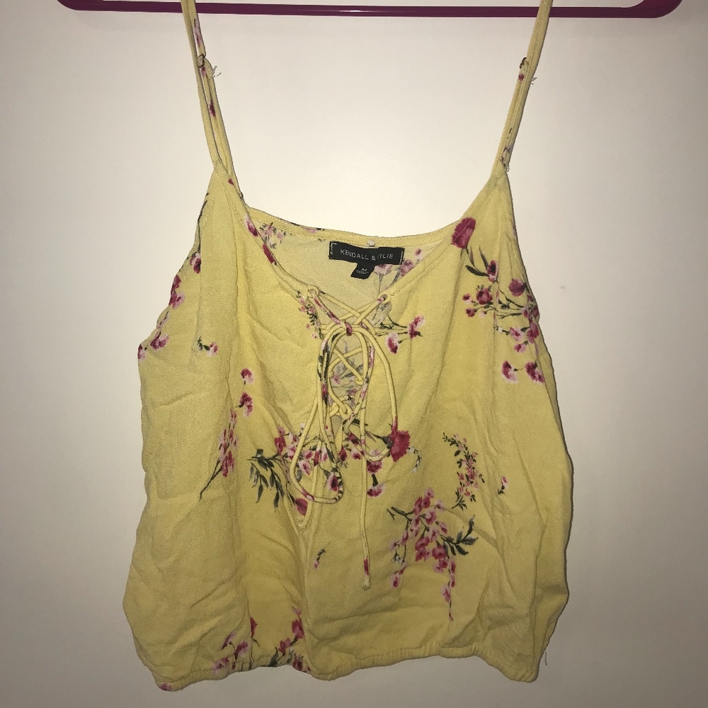 Floral Cropped Tank